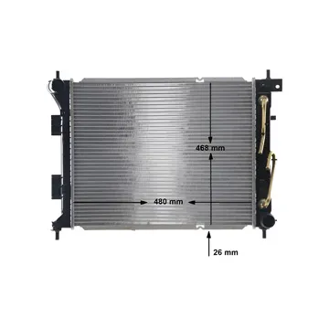 Hyundai I20 Manuel Su Radyatörü (2015-2020 1.2) Maher Marka